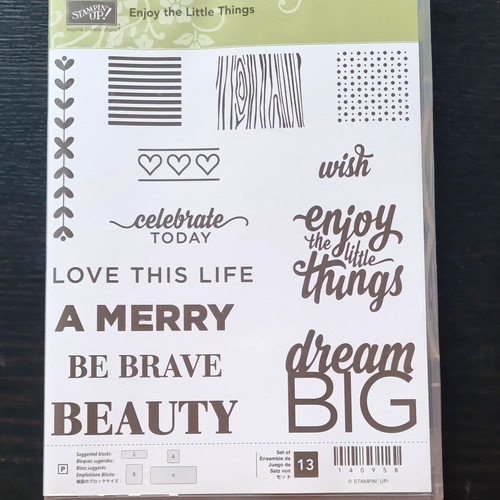 Stampin enjoy the little - stampin',