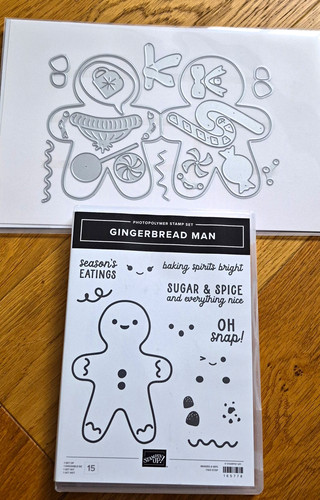 Stampin gingerbread man - stampin', up!