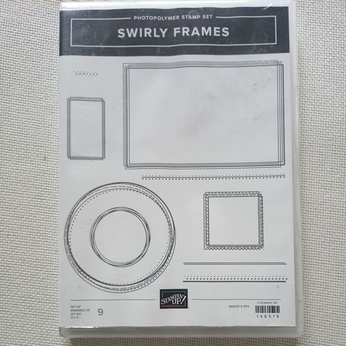 Stampin swirly frames clear - up,