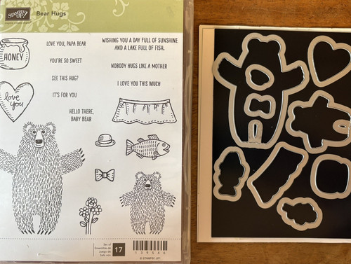Stampin bear hugs stamp - 'bear,