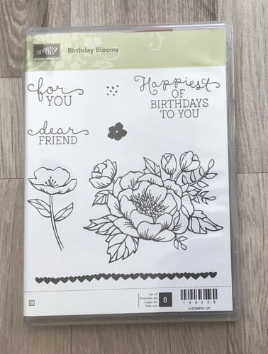 Stampin birthday blooms - stampin,