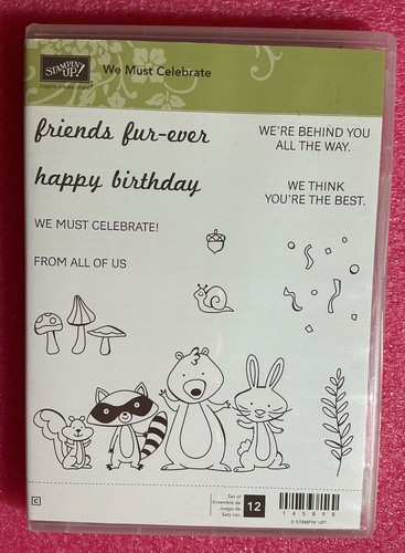 Stampin red rubber cling - stampin,