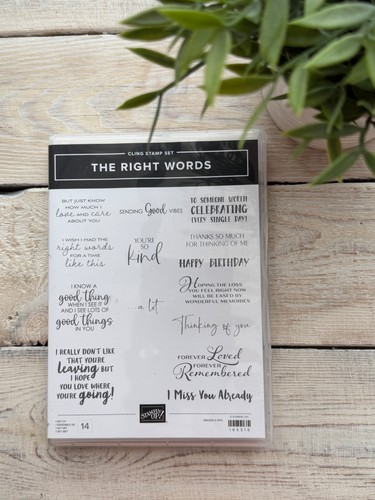 Genuine stampin stamp set - genuine,