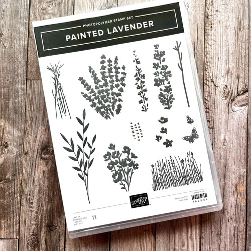 Painted lavender stampin up - painted,