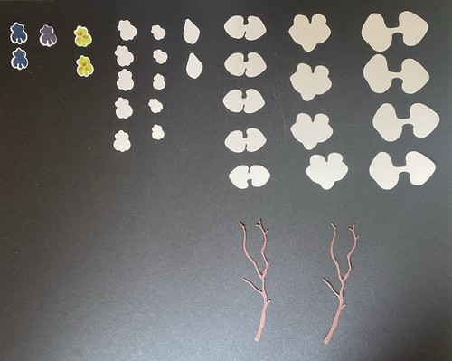 Die cut elements from - die-cut,