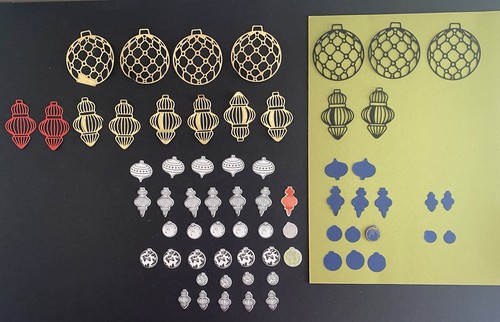 Stamped die cut elements - stamped, die-cut