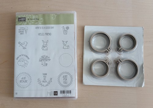 Stampin good day stamp - good,