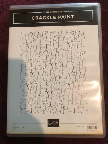 Stampin crackle paint - crackle,