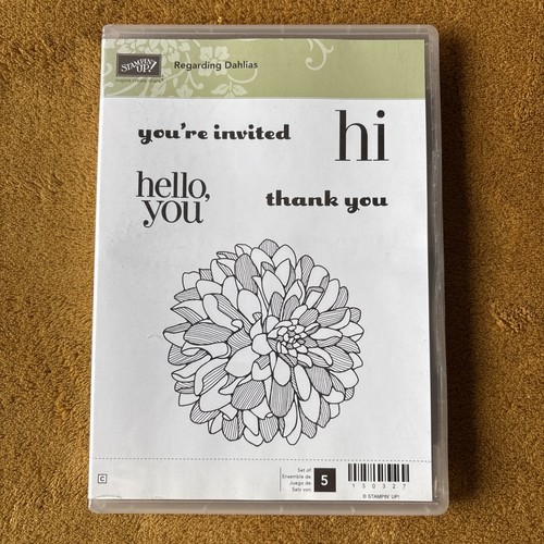 Stampin rubber stamp set - rubber,