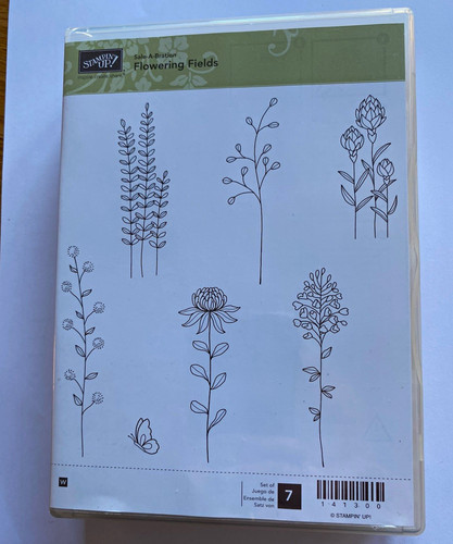 Stampin flowering fields - stampin',