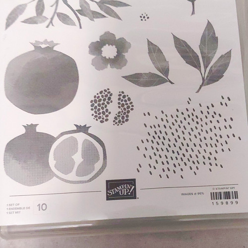 Stampin pomegranate - up!,