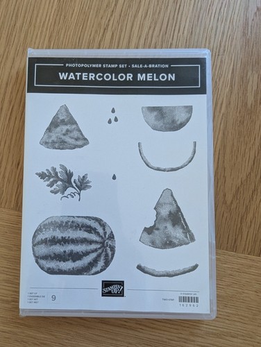 Stampin used watercolor - ,