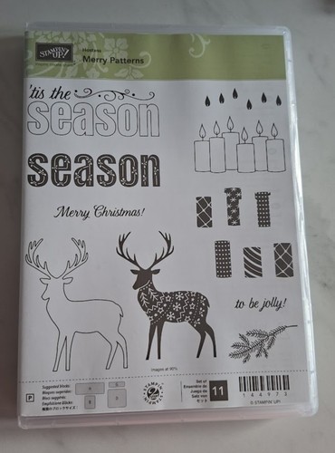 Stampin merry patterns - stampin', "merry