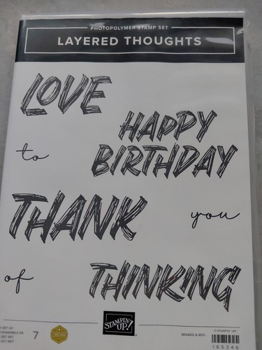 Stampin layered thoughts - up!,