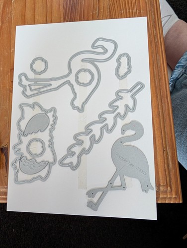 Stampin flamingo dies - ',